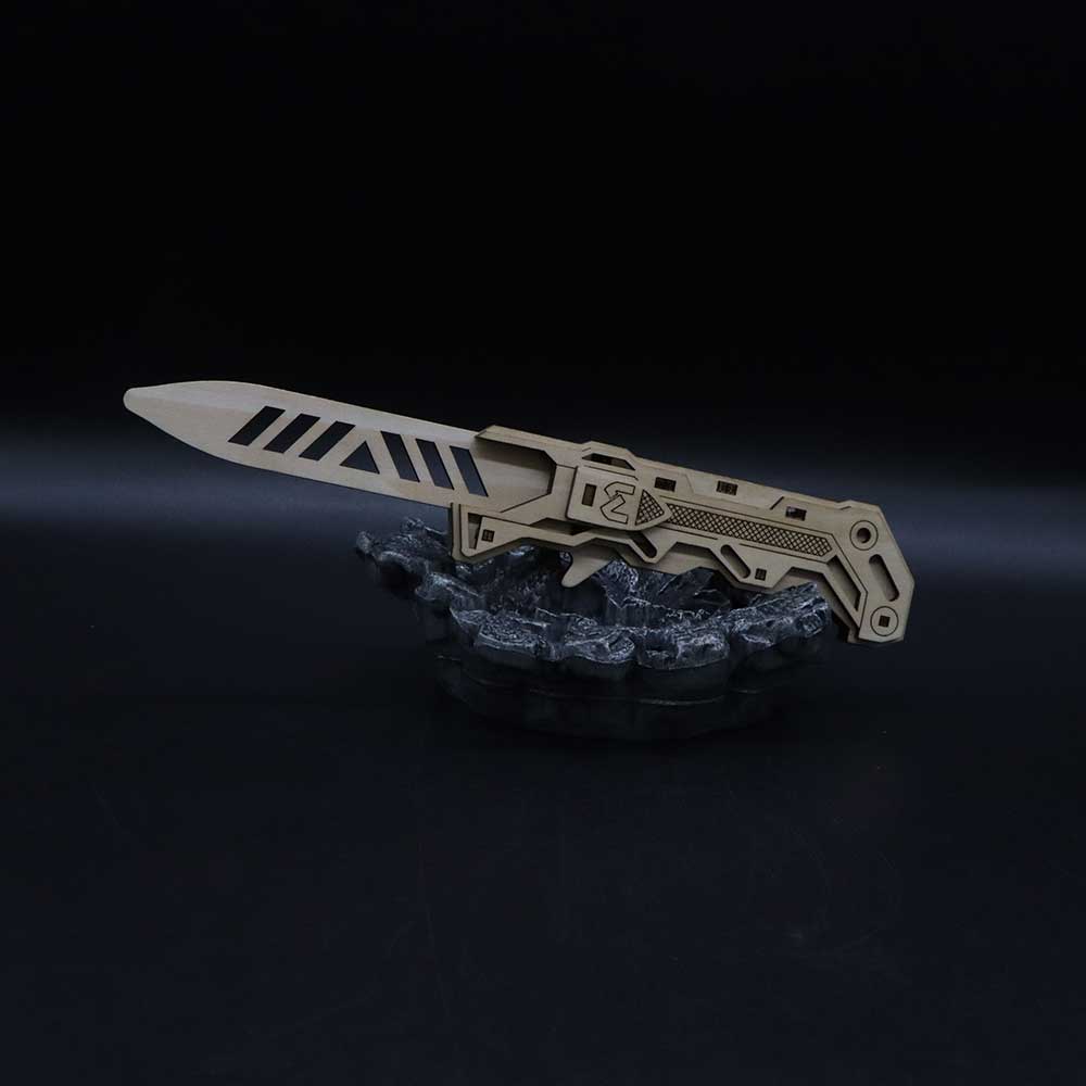 Wooden Ballistic Knife Model Kit 3D Puzzle - Tophatter Daily Deals