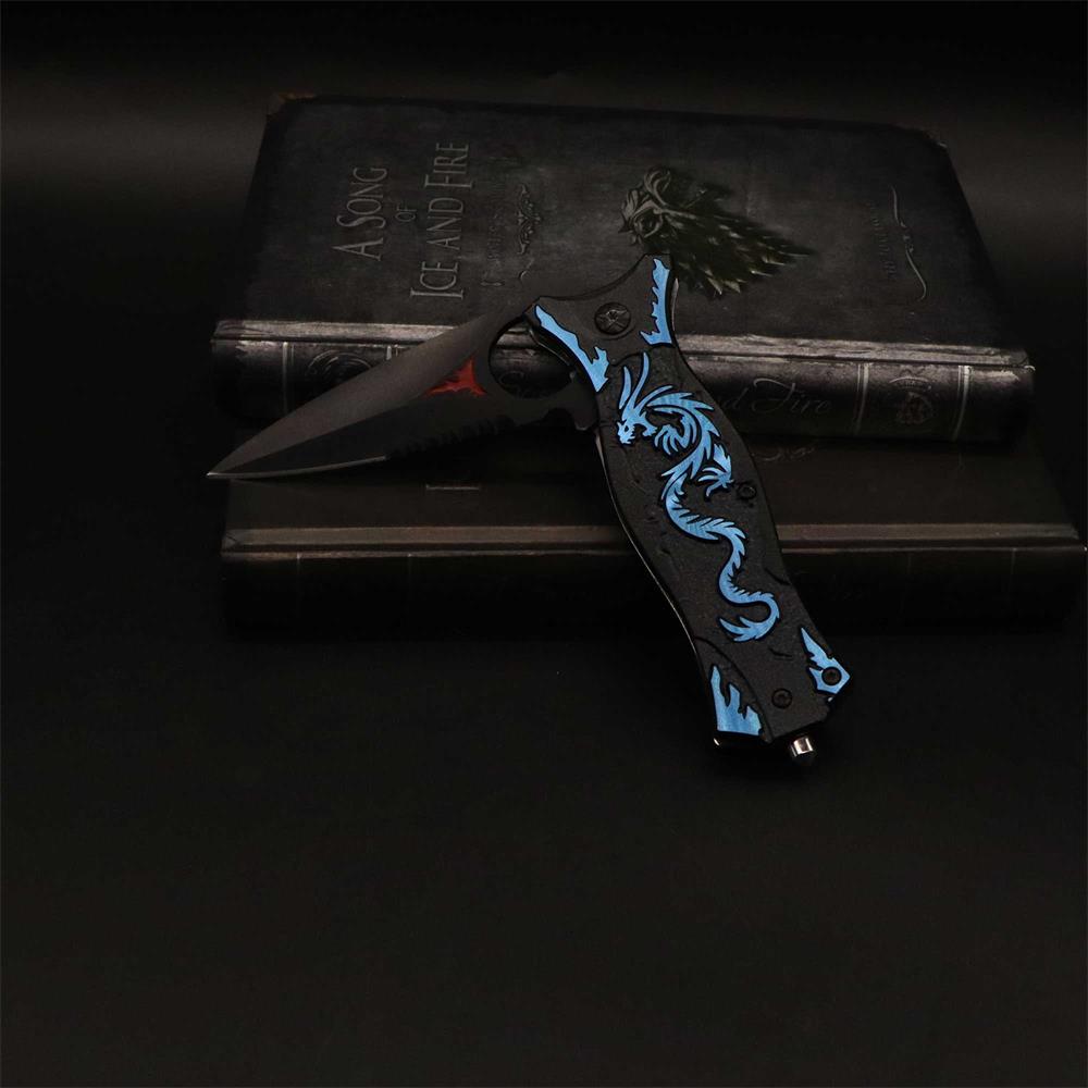 Dragon Totem Skeleton Folding Knife - Tophatter Daily Deals