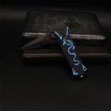 Dragon Totem Skeleton Folding Knife - Tophatter Daily Deals