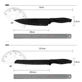 A Full Set Of Kitchen Knives 17 Stainless Steel Knives 0 - Tophatter Daily Deals