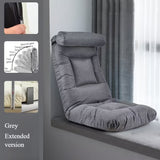 Sofa Foldable Single Tatami Lounge Chair Floor Chairs - Tophatter Daily Deals