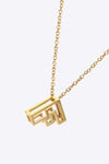 A to J Letter Pendant Nekclace Necklaces - Tophatter Daily Deals