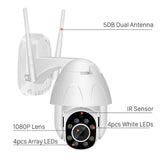 360 Degree Night Vision HD Outdoor Security Camera 0 - Tophatter Daily Deals
