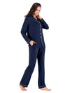 Collared Neck Long Sleeve Loungewear Set with Pockets Loungewear Sets Apparel & Accessories Fast Shipping Free Shipping H#Y HOT DEALS HOME PAGE Lingerie Lingerie Sleepwear Loungewear Loungewear Sets New Deals sexy lingerie Ship From Overseas Ship from USA USA USA STOCK - Tophatter Daily Deals And Savings