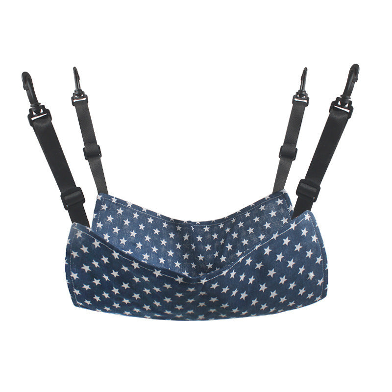 Lamb Fleece Cat Hanging Beds Pets Cage Hammock Bed For Kitten Hanging Seat Indoor Durable Winter Cat Bed Kitty Nest Puppy Cushion Pet Products Blue Star Spring And Autumn Pet Beds - Tophatter Daily Deals