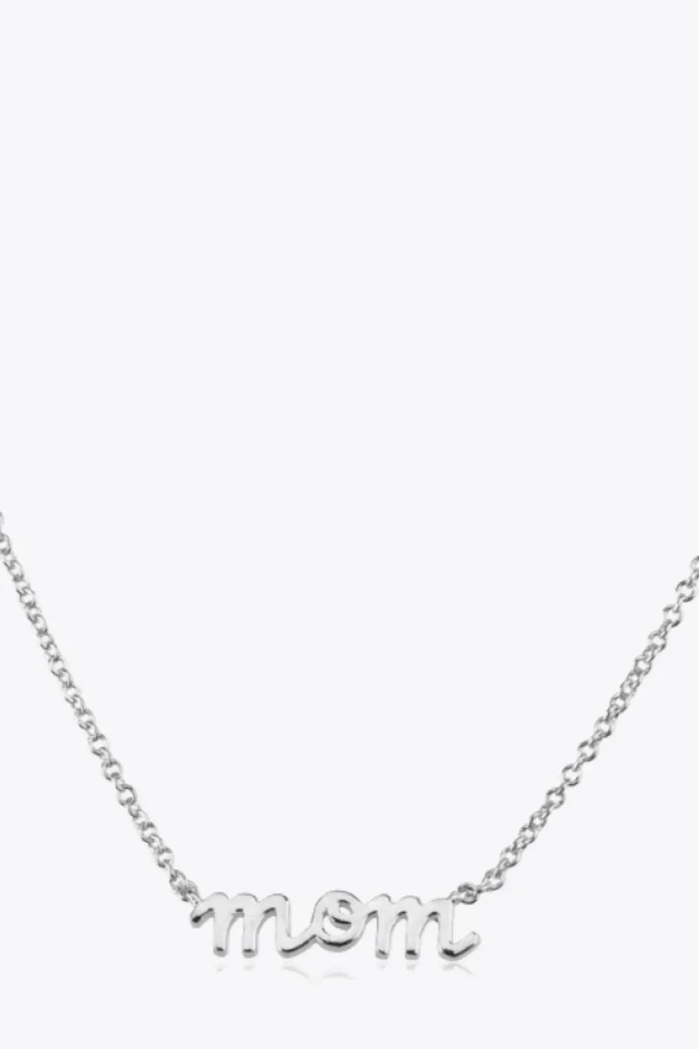 MOM 925 Sterling Silver Necklace Necklaces - Tophatter Daily Deals