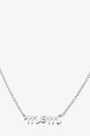 MOM 925 Sterling Silver Necklace Necklaces - Tophatter Daily Deals