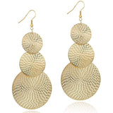 14K Gold Drop Dangle Earrings Earrings - Tophatter Daily Deals