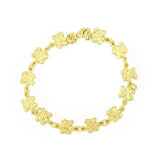 14k Gold Teddy Bracelet 7.5 " Bracelets - Tophatter Daily Deals