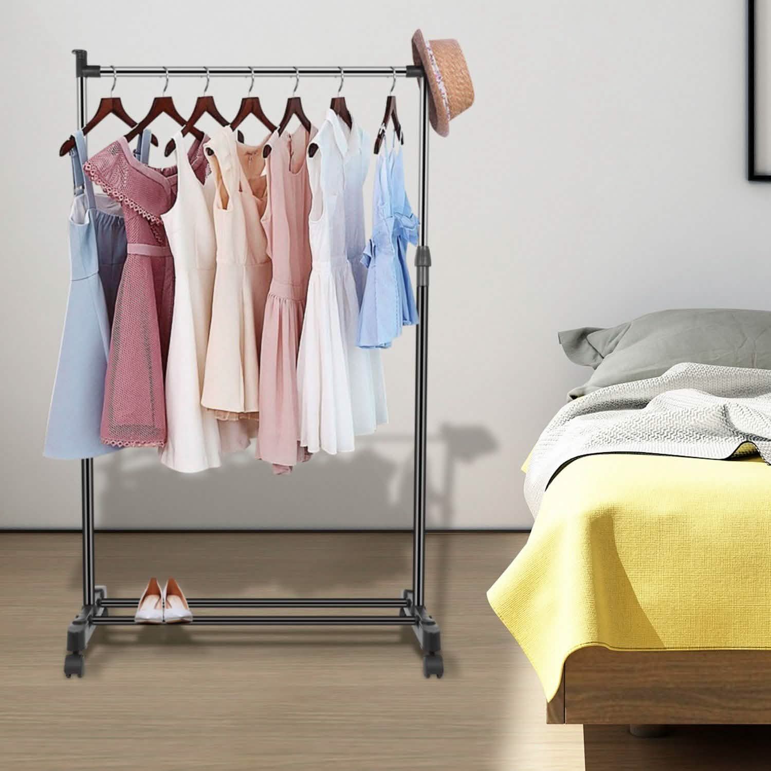15 kg./33 lbs. Height Adjustable Garment Racks Storage & Organization - Tophatter Daily Deals