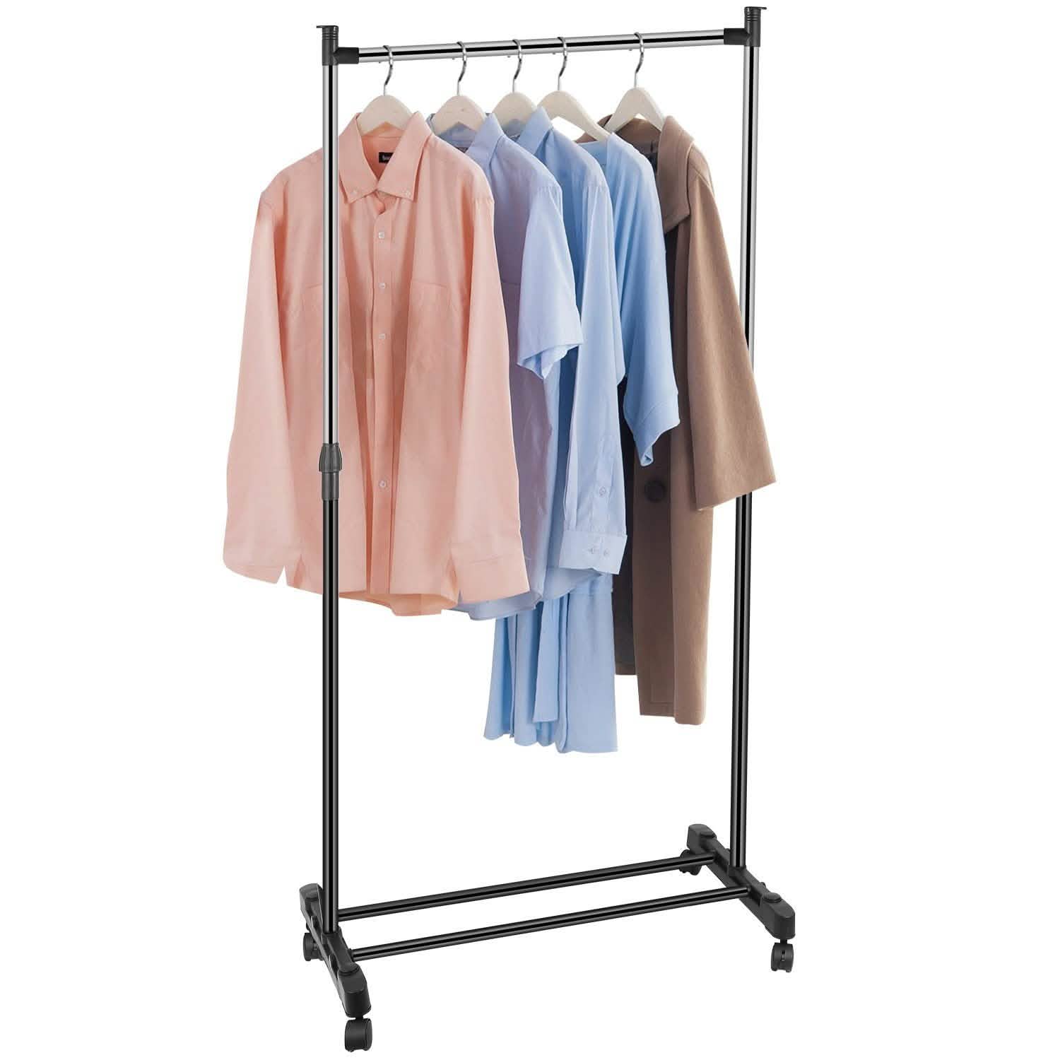 15 kg./33 lbs. Height Adjustable Garment Racks Storage & Organization - Tophatter Daily Deals