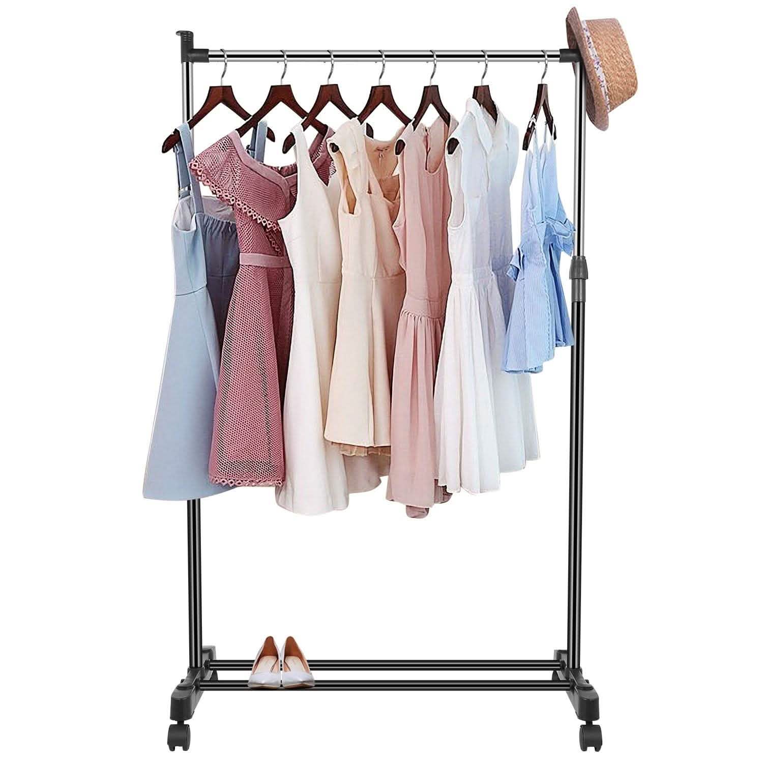 15 kg./33 lbs. Height Adjustable Garment Racks Storage & Organization - Tophatter Daily Deals