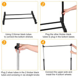 15 kg./33 lbs. Height Adjustable Garment Racks Storage & Organization - Tophatter Daily Deals