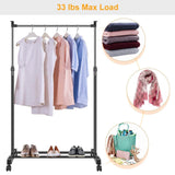 15 kg./33 lbs. Height Adjustable Garment Racks Storage & Organization - Tophatter Daily Deals