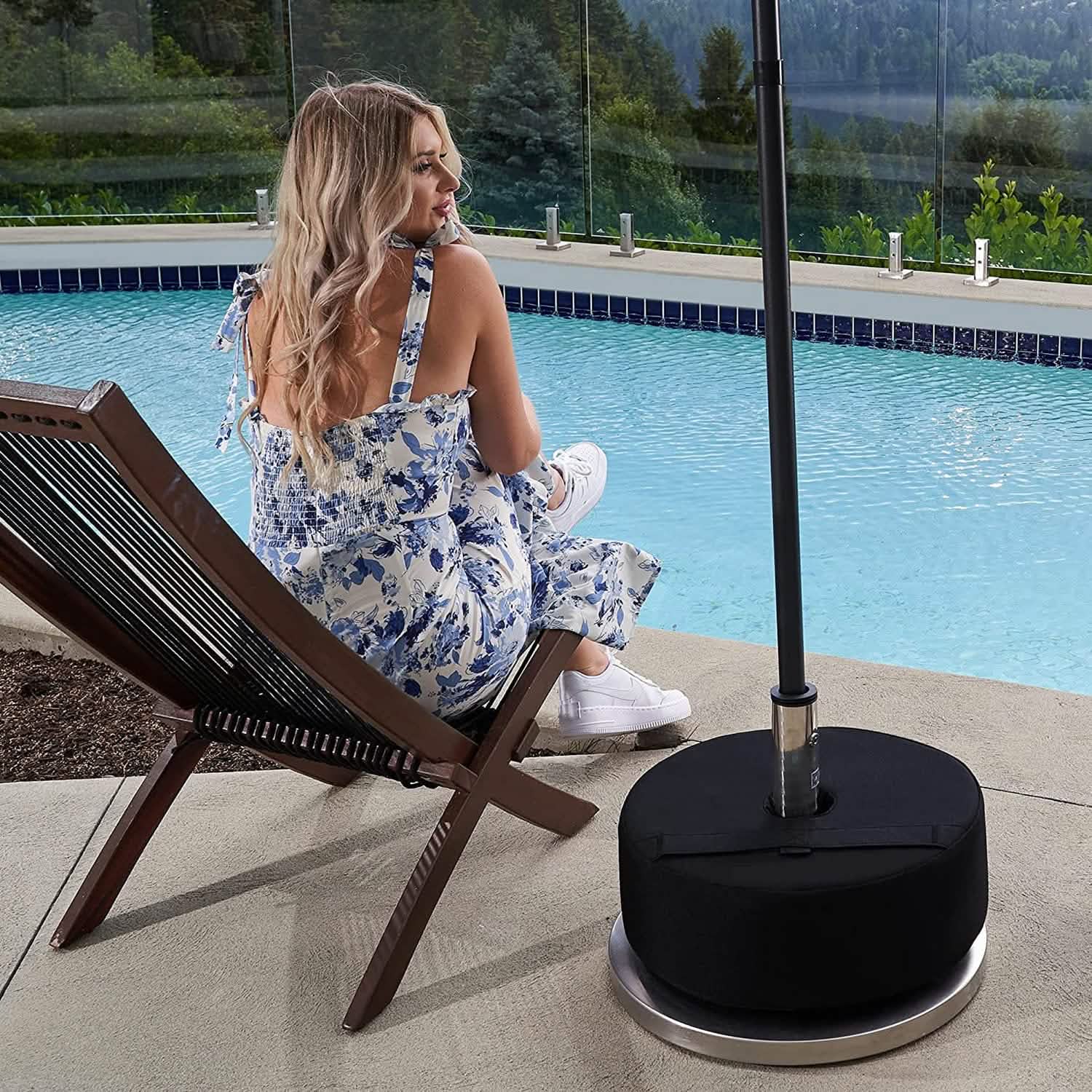 15” Patio Umbrella Base Weight Bag Garden & Patio - Tophatter Daily Deals
