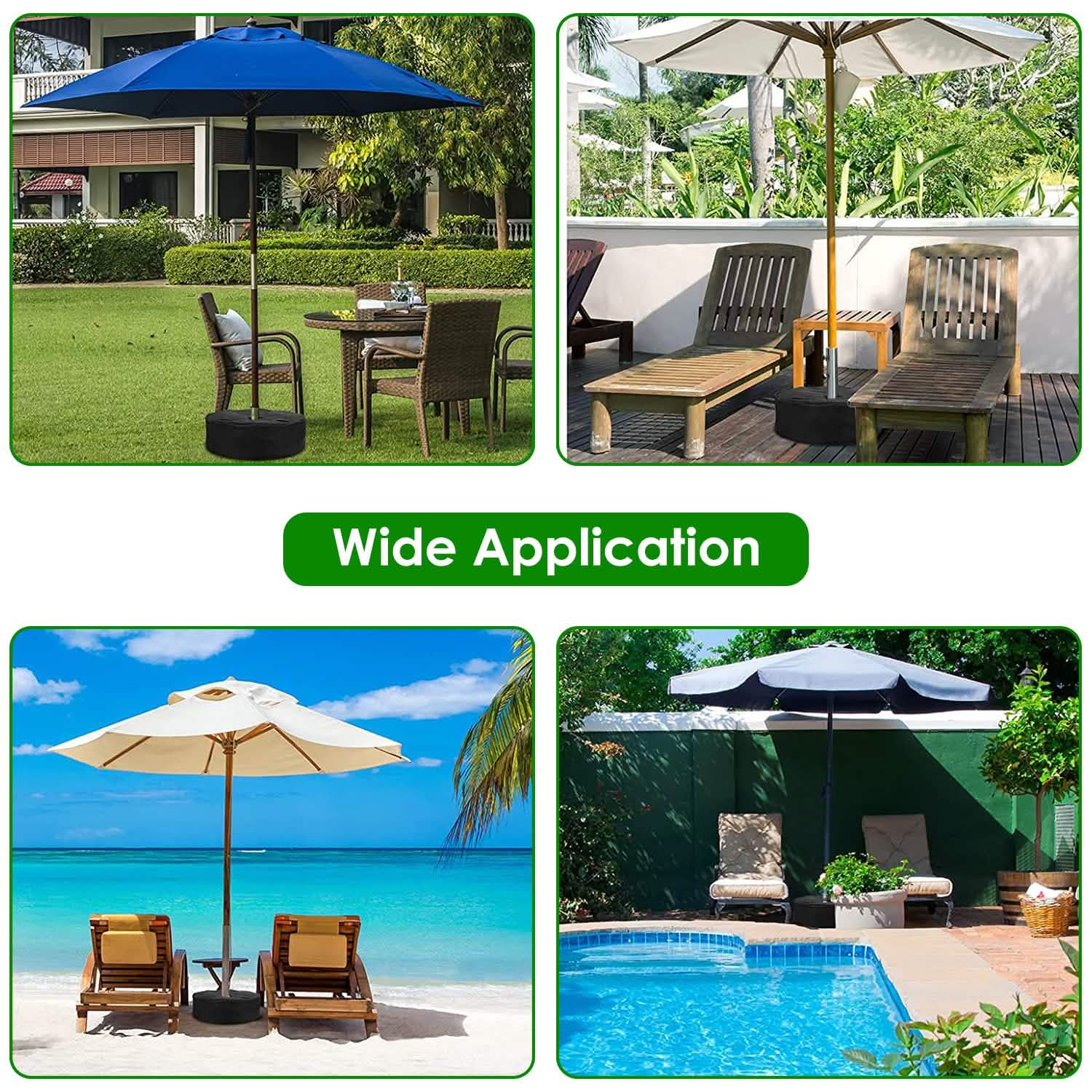 15” Patio Umbrella Base Weight Bag Garden & Patio - Tophatter Daily Deals