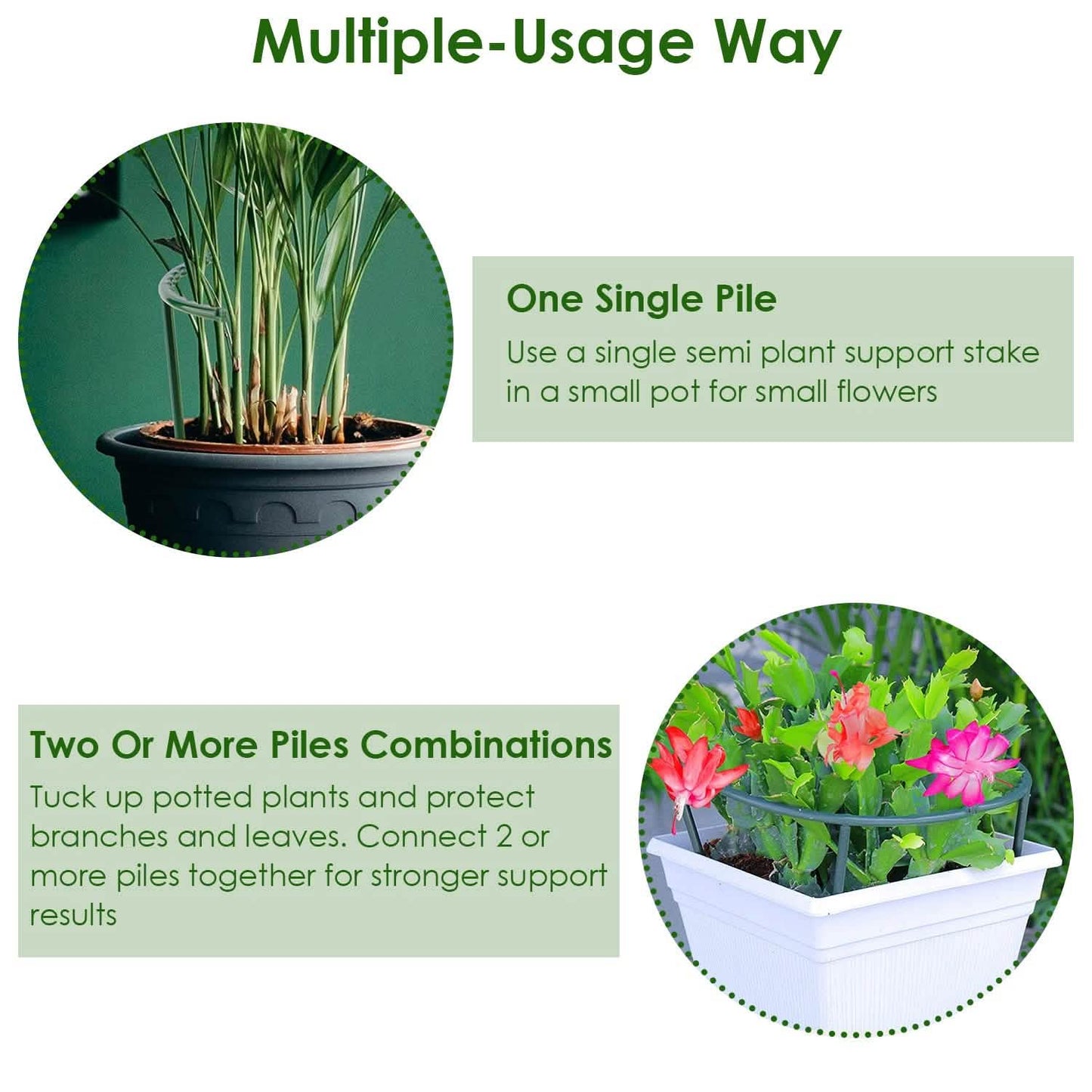 15-Piece: Garden Plant Support Stakes Garden & Patio - Tophatter Daily Deals