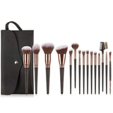 15-Pieces Set: Professional Makeup Brush Black Beauty & Personal Care - Tophatter Daily Deals