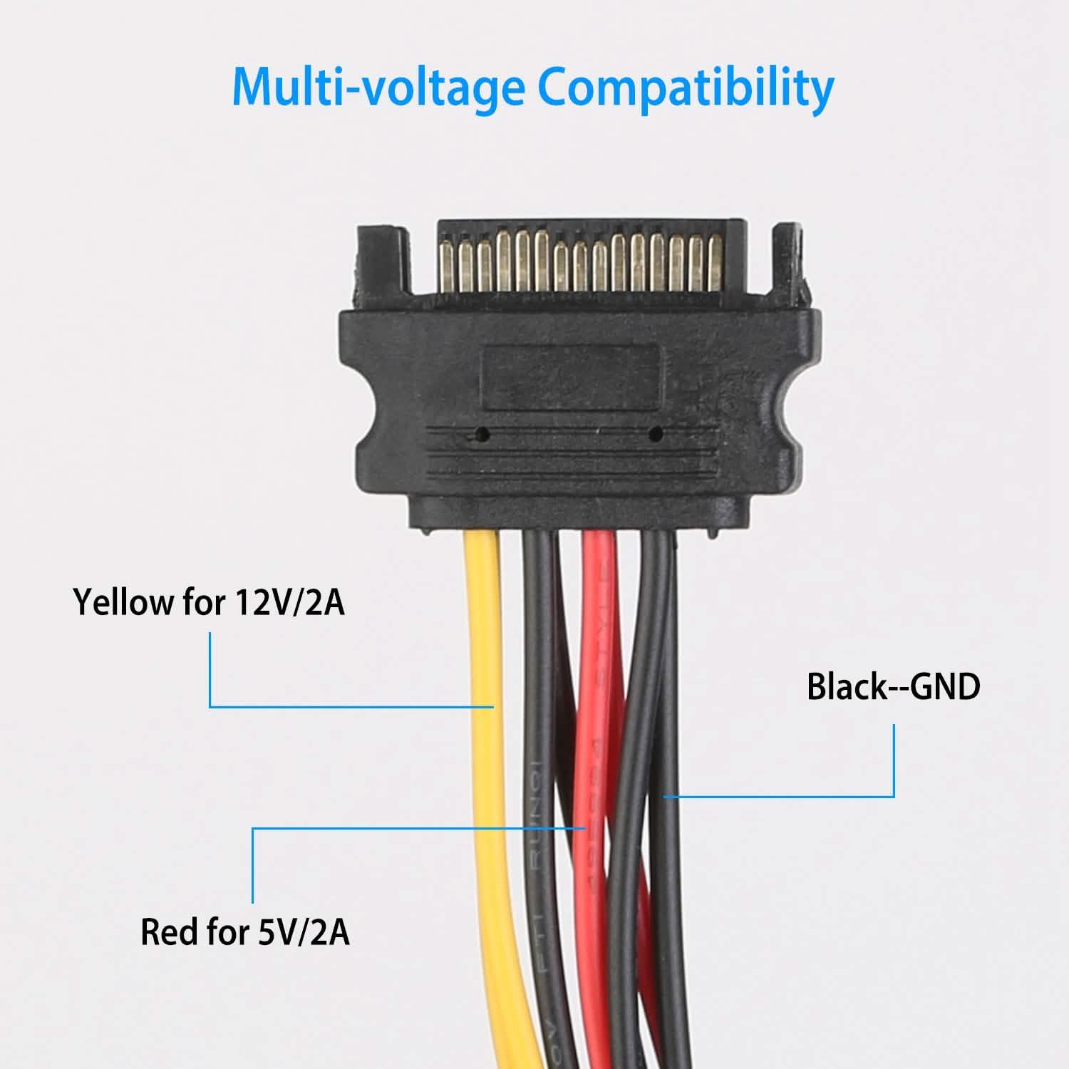 15 Pin Y Splitter Cable Adapter TV & Video - Tophatter Daily Deals