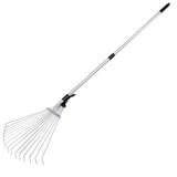 15-Teeth Expanding Stainless Steel Rake Garden & Patio - Tophatter Daily Deals