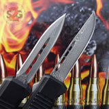 S2G Tactical Small 7" OTF Bullet HK Automatic Knife - REAL Layered Damascus Knife-OTF - Tophatter Daily Deals