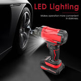 150 PSI 12V Portable Cordless Tire Pump 6000mAh Rechargeable with LED Light Automotive - Tophatter Daily Deals