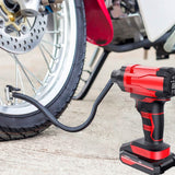 150 PSI 12V Portable Cordless Tire Pump 6000mAh Rechargeable with LED Light Automotive - Tophatter Daily Deals