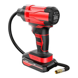 150 PSI 12V Portable Cordless Tire Pump 6000mAh Rechargeable with LED Light Automotive - Tophatter Daily Deals