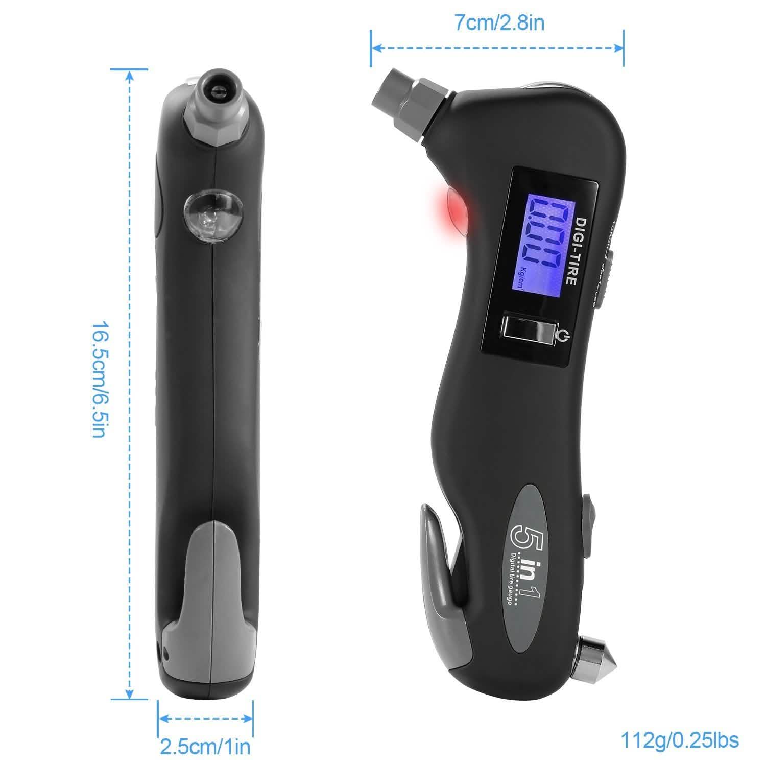 150 PSI Auto Digital Tire Pressure Guage Automotive - Tophatter Daily Deals
