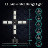 15000LM LED Shop Light with E26/E27 Indoor Lighting - Tophatter Daily Deals