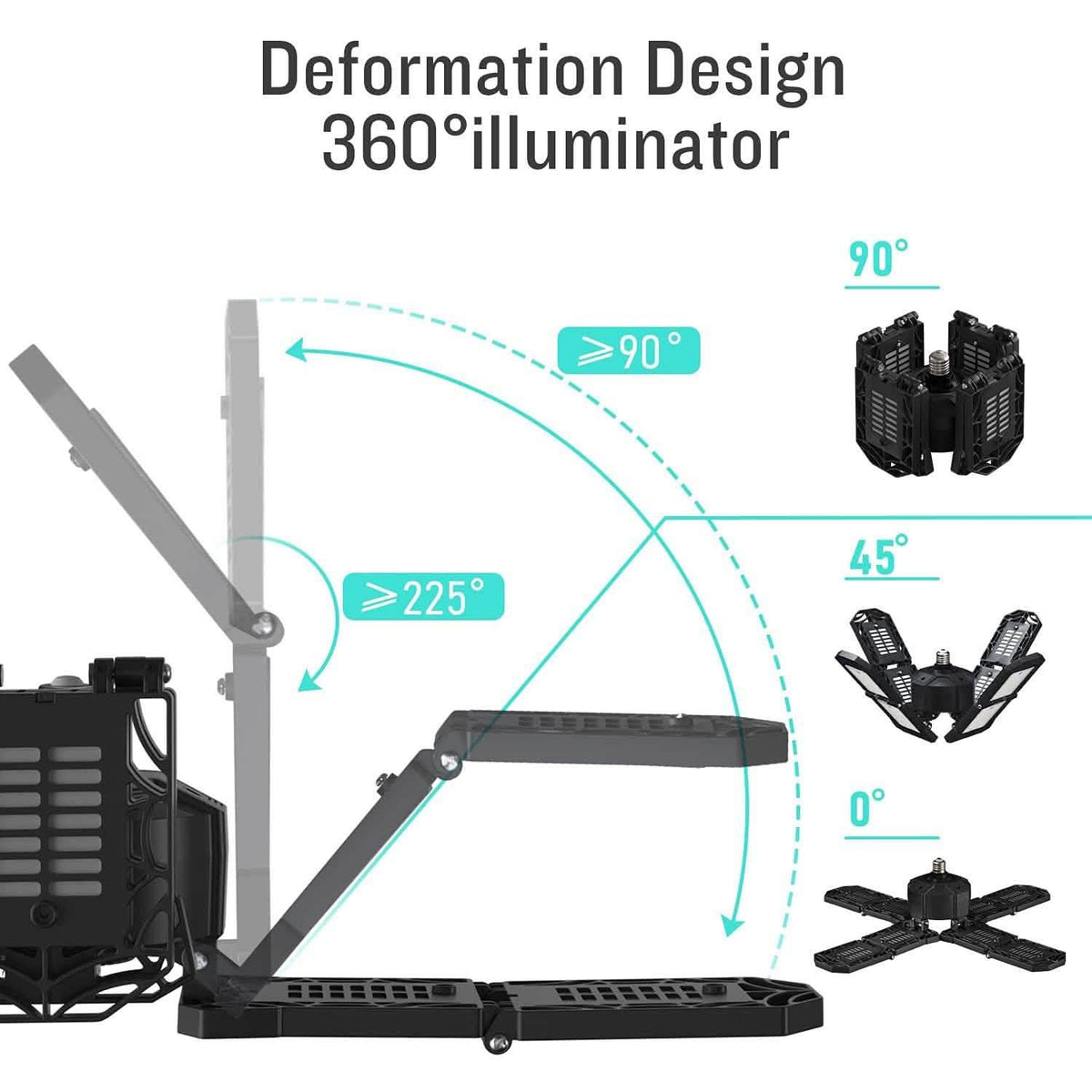 15000LM LED Shop Light with E26/E27 Indoor Lighting - Tophatter Daily Deals
