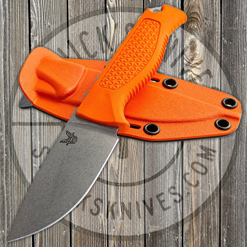 Benchmade Steep Country - Fixed Blade - HUNT Series - Santoprene Handle - S30V Steel - 15006 - CLOSEOUT Fixed Blade - Tophatter Daily Deals