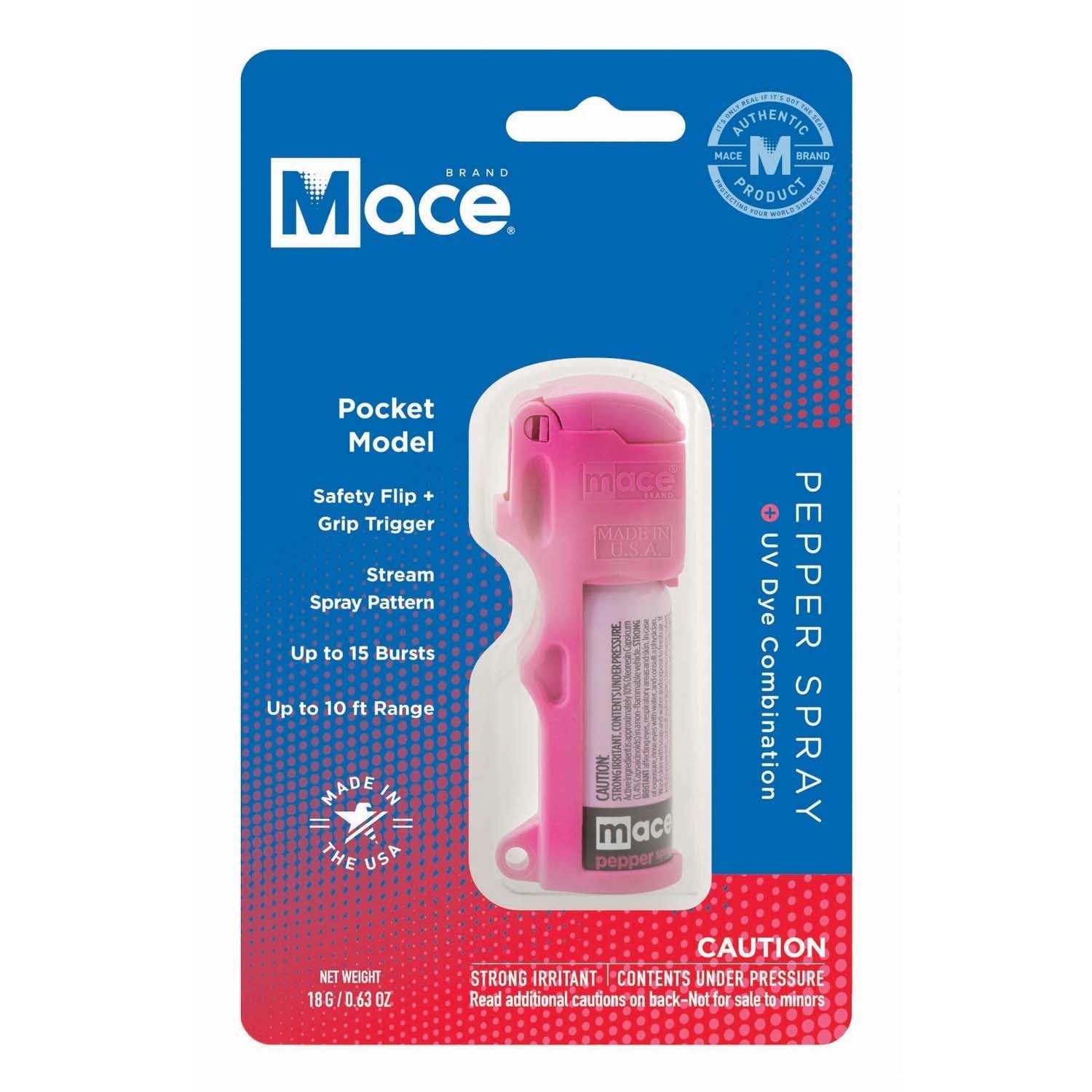 Mace Pocket Model Stream Pepper Spray Pepper Spray - Tophatter Daily Deals