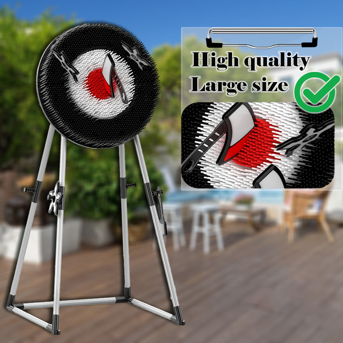 Dart Board Toy Set Indoor Outdoor for Kids Sports & Outdoor - Tophatter Daily Deals