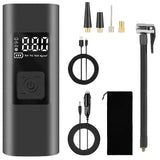 150PSI Cordless Car Tire Pump 6000mAh Rechargeable Tire Inflator Automotive - Tophatter Daily Deals