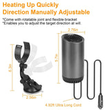 150W Portable Car Heater 2-in-1 Heating Cooling Fan Rotatable Demister Defroster Automotive - Tophatter Daily Deals