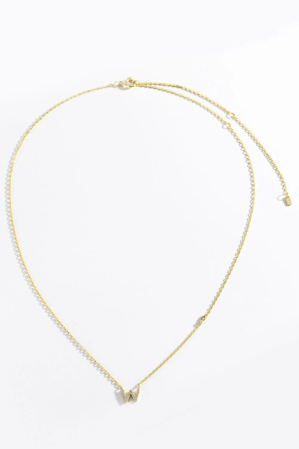 V To Z Zircon 925 Sterling Silver Necklace Necklaces - Tophatter Daily Deals