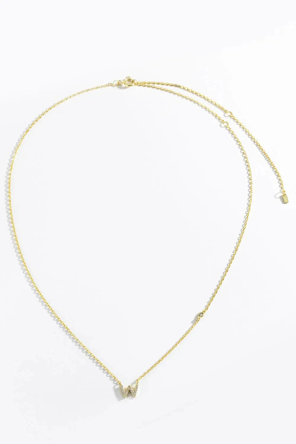 V To Z Zircon 925 Sterling Silver Necklace Necklaces - Tophatter Daily Deals