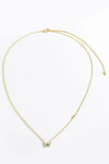 V To Z Zircon 925 Sterling Silver Necklace Necklaces - Tophatter Daily Deals