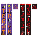 Halloween Door Banner Couplets Outdoor Black Red Decor 3D Changing Face Moving Picture Frame - Tophatter Daily Deals