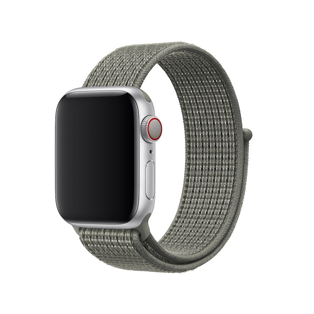 42 44mm Nylon Velcro Loopback Sports Watch Gray 0 - Tophatter Daily Deals