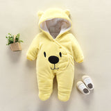 Autumn and winter newborn climbing suit Yellowa 0 - Tophatter Daily Deals