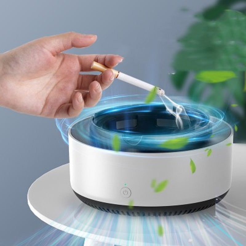 Air Purifier Ashtray Intelligent Electronic Ashtray For Filtering Second-Hand Smoke From Cigarettes Remove Smoking Home Office 4 - Tophatter Daily Deals