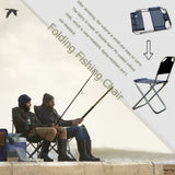 Aluminum alloy folding chair 0 - Tophatter Daily Deals