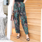 Bloomers plus size mother pants cotton linen pants 8color 0 - Tophatter Daily Deals