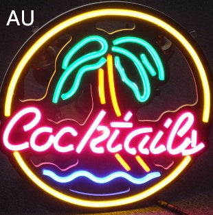 Advertising Lights, Led Interior Decoration, Cocktaily English AU 0 - Tophatter Daily Deals