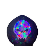 Inflatable Spider With LED Skull Abdomen Halloween Decor 3D Changing Face Moving Picture Frame - Tophatter Daily Deals