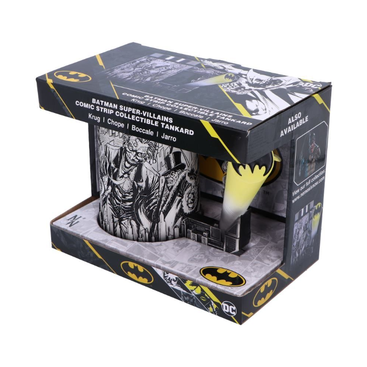 Batman - Super Villains Comic Strip Collectible Tankard Tankard - Tophatter Daily Deals