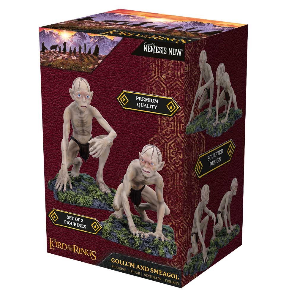 The Lord of the Rings – Official Gollum &amp; Sméagol Collectible Figurine Set Collectible Figure - Tophatter Daily Deals