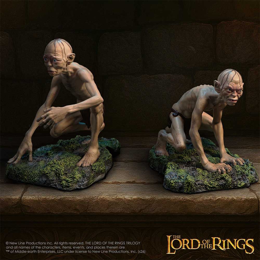 The Lord of the Rings – Official Gollum &amp; Sméagol Collectible Figurine Set Collectible Figure - Tophatter Daily Deals
